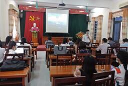 Hội nghị thẩm định bài giảng e-Learning cấp huyện năm học 2021-2022