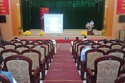 Hội nghị giao ban hiệu trưởng Mầm non, Tiểu học, THCS, TH&THCS ngày 12/8/2021