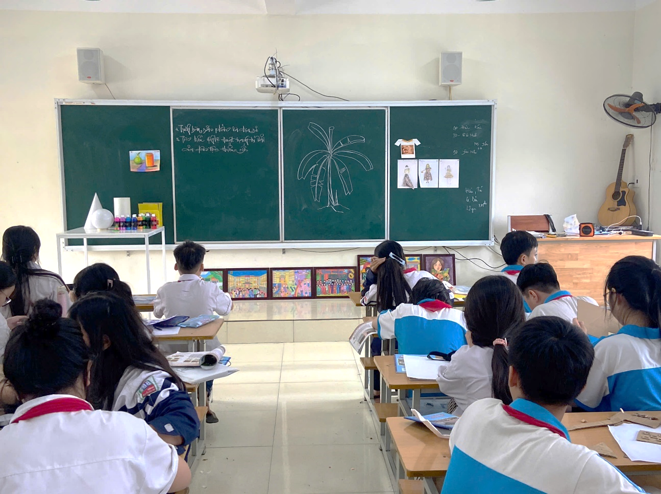 Phòng học Mỹ thuật đạt chuẩn, nơi ươm mầm tài năng